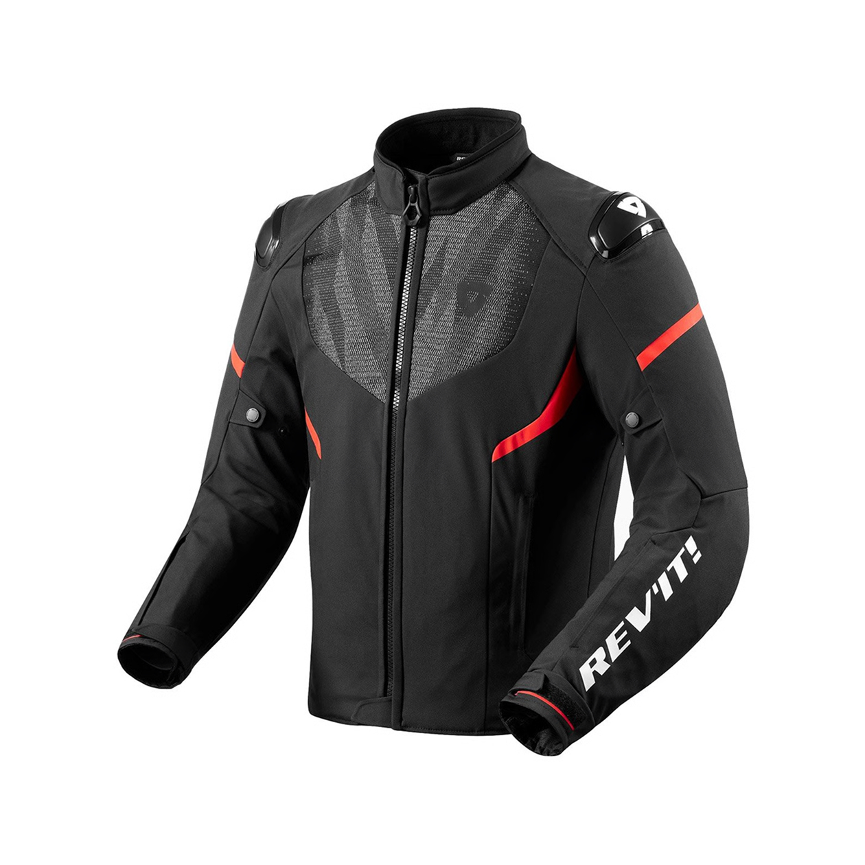 BLUSAO REV'IT! HYPERSPEED 2 H2O PRETO/VERMELHO
