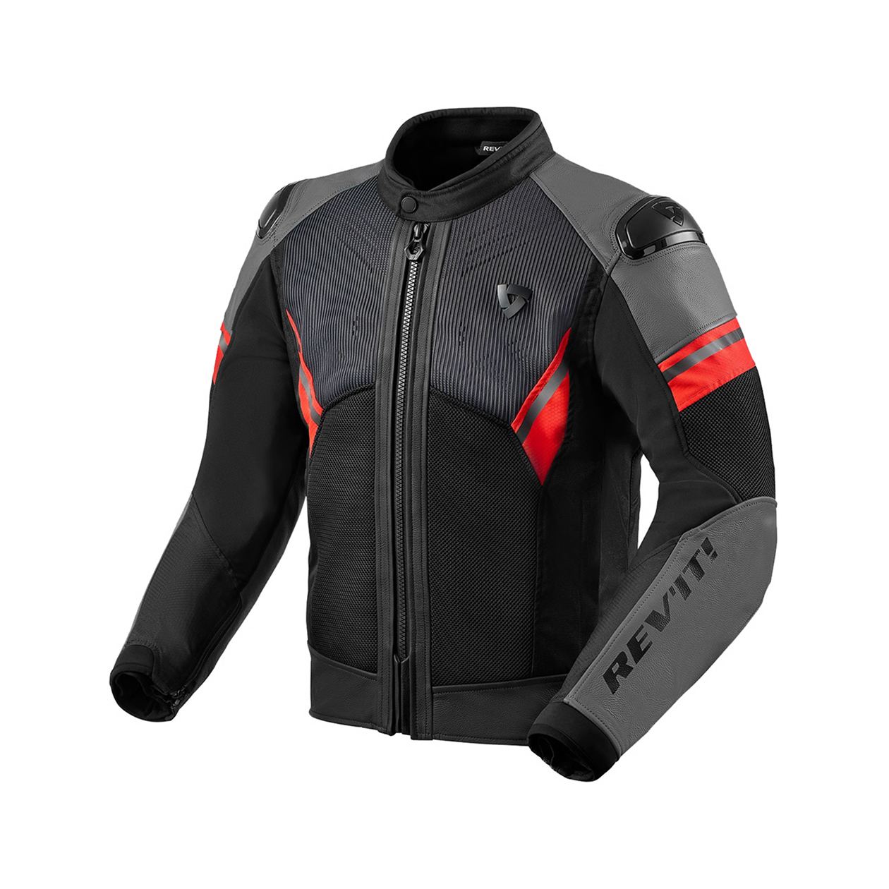 BLUSAO REV'IT! MANTIS 2 H2O PRETO/VERMELHO